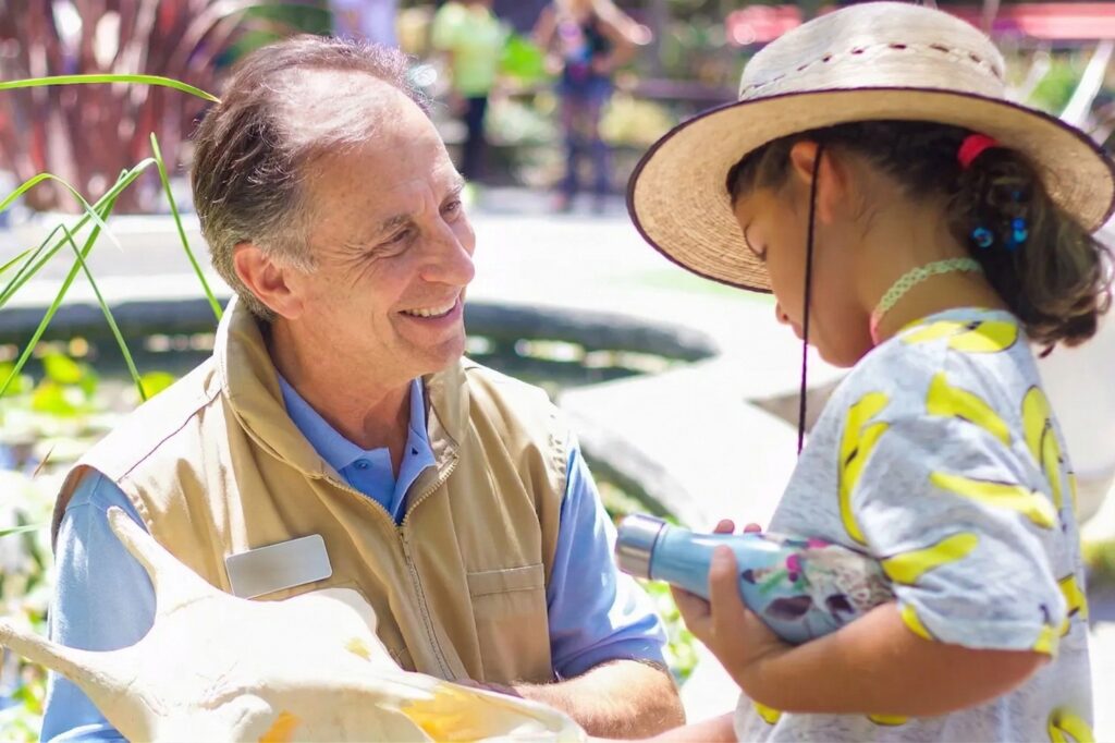 An image of a zoo educator.