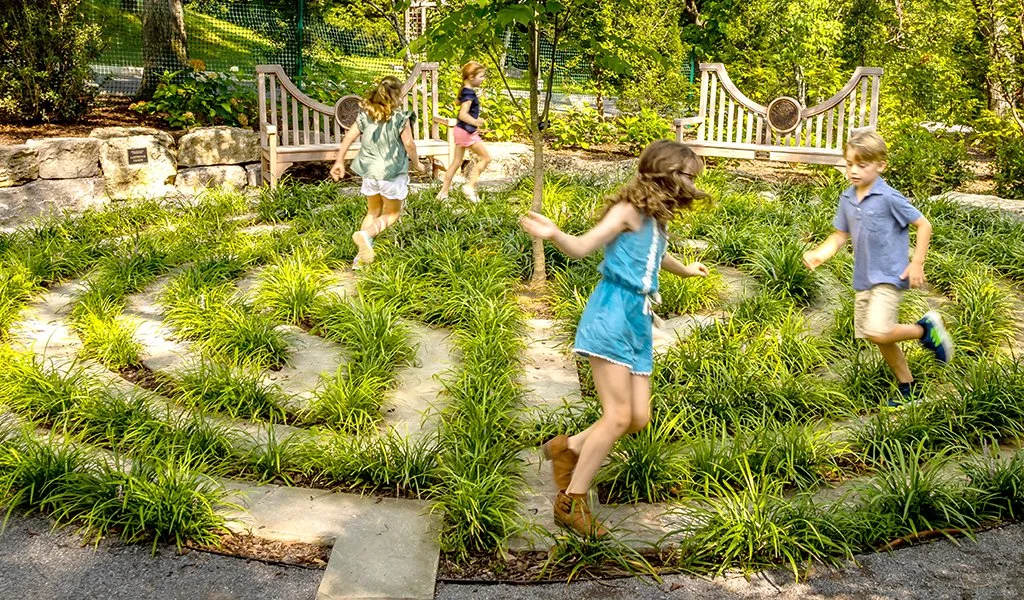 A child enjoying a seasonal zoo event