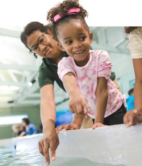 Columbus Zoo and Aquarium — Child Exploring an Interactive Water Exhibit