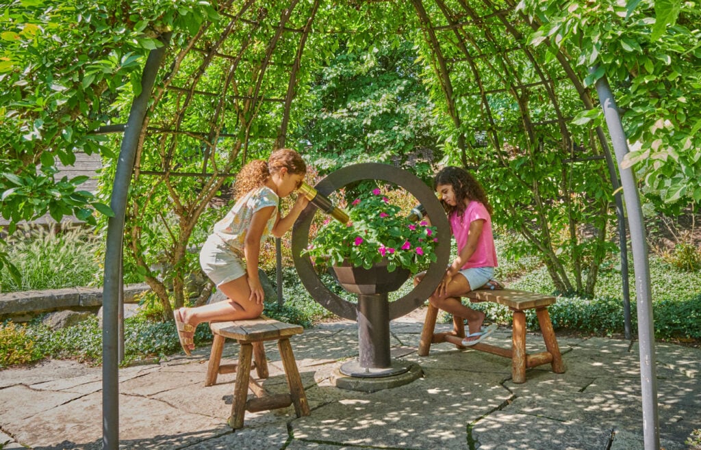 The Morton Arboretum — Children Exploring a Garden Path